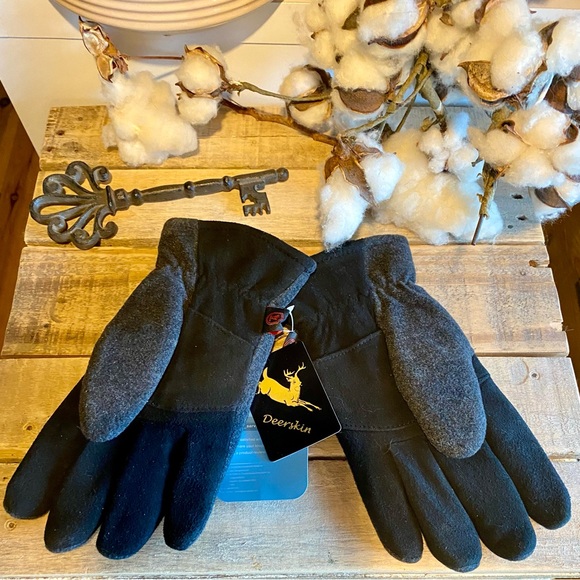 ❄️OZERO Thermal Deerskin Suede Leather Palm Gloves, UNISEX❄️ NWT💥 - Picture 3 of 14